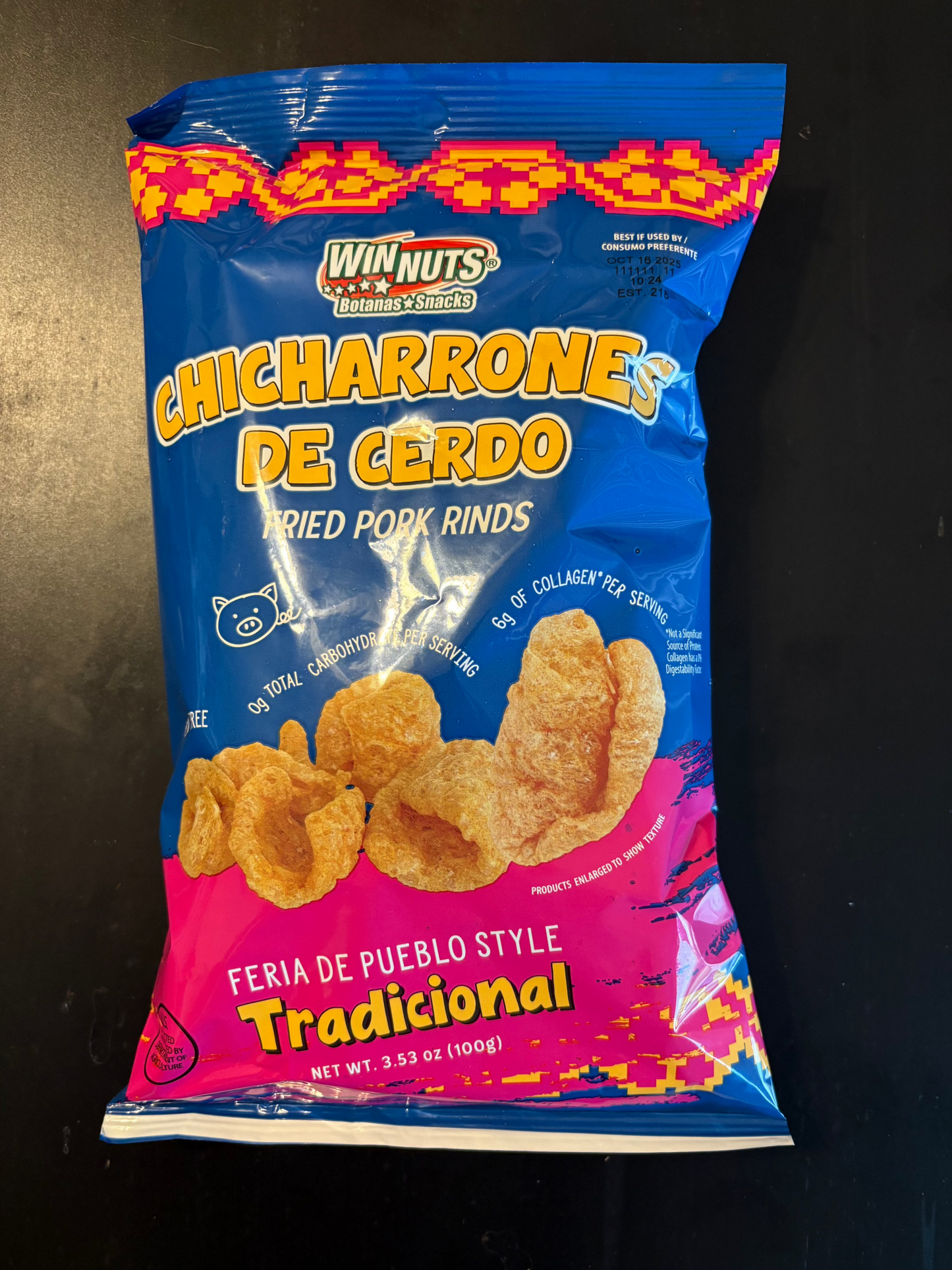 Traditional Chicharones De Cerdo/Fried Pork Rinds