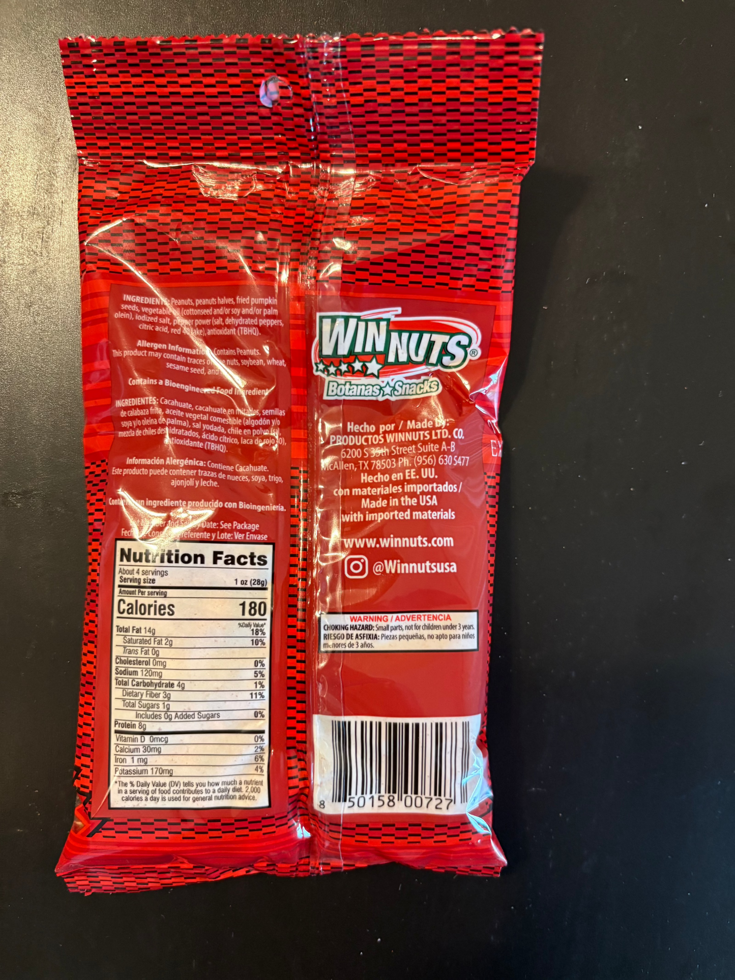 Win Nuts Mix Enchilado