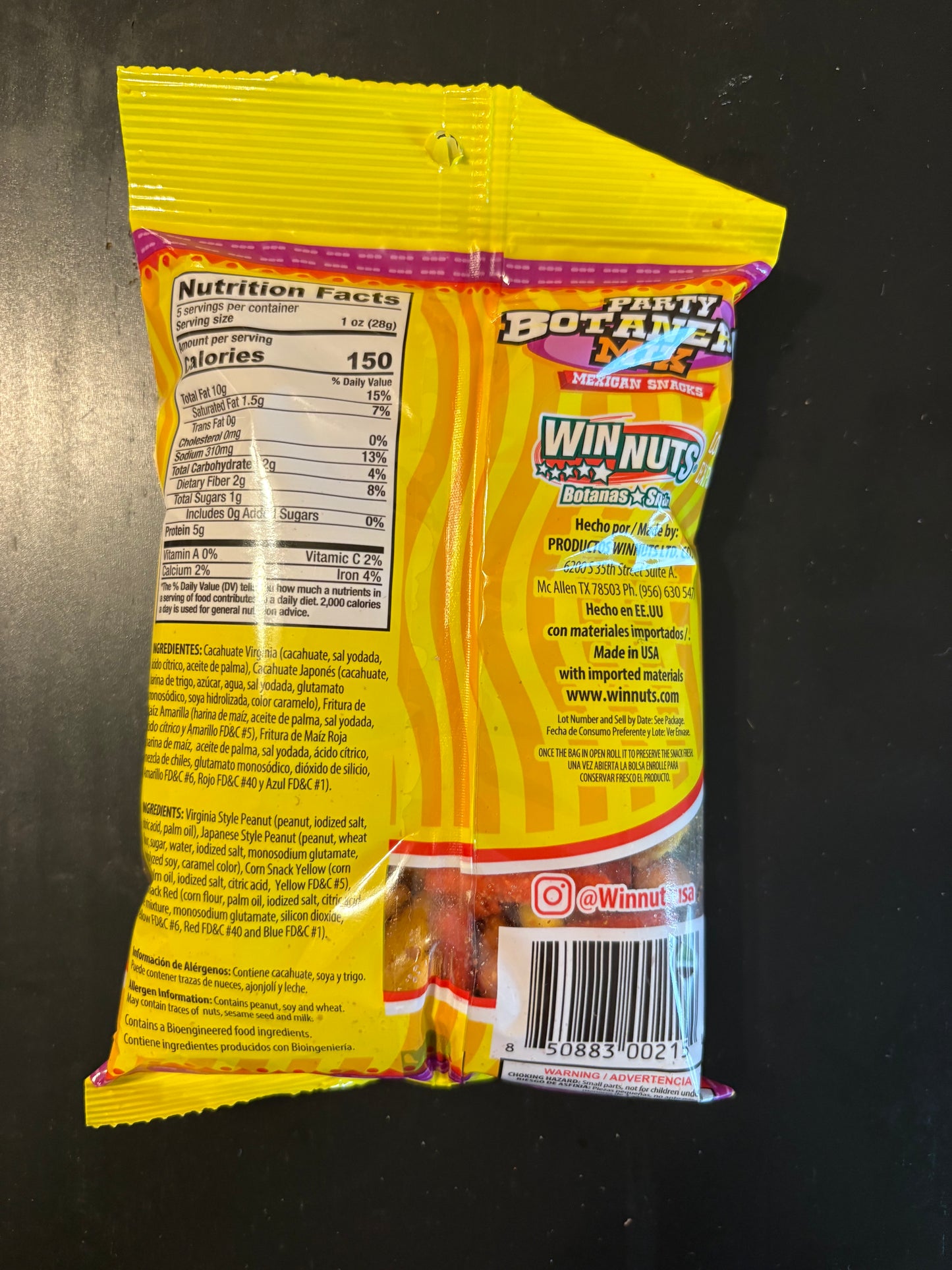 Win Nut Party Botanero Mix/Mexican Snacks