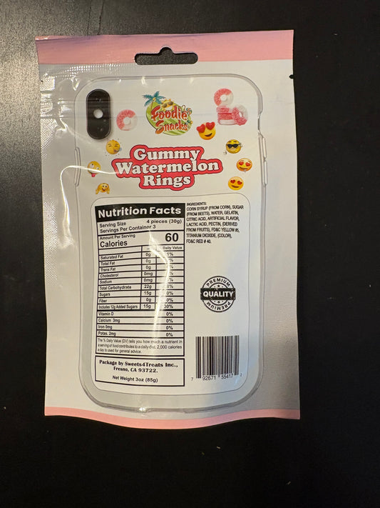 Candy Vibes Gummy Watermelon Rings