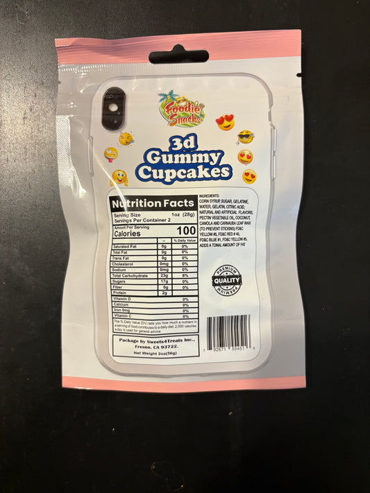 Candy Vibes 3d Gummy Cupcakes