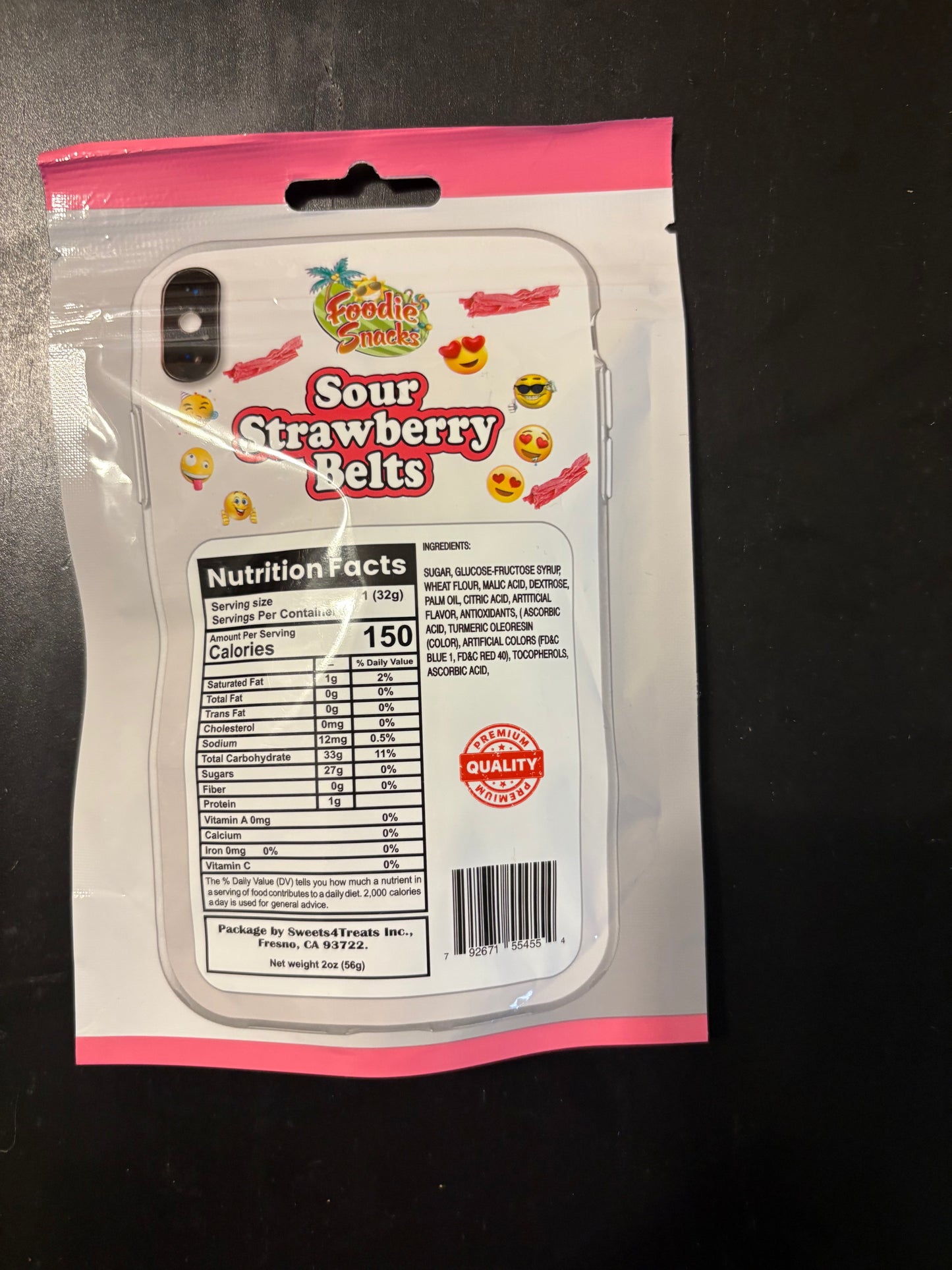 Candy Vibes Sour Strawberry Belts