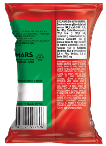Lucas Skwinkles Chunks Watermelon Candy