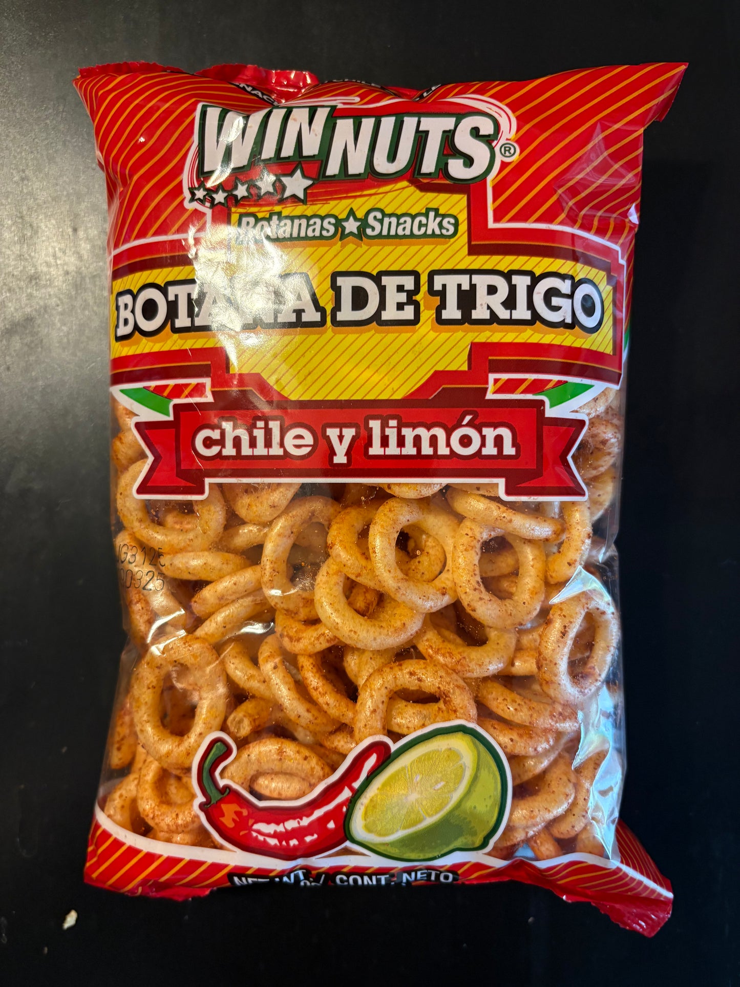 Win Nuts Botana De Trigo - Chile y Limon
