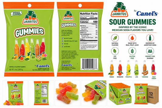 Canels Jarritos Gummies – Mexican Soda-Inspired Fruity Gummy Candy (Assorted Flavors)