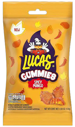 Lucas Gummy Spicy Mango Candy