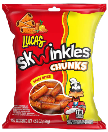 Lucas Skwinkles Chunks Mango Tamarind Candy