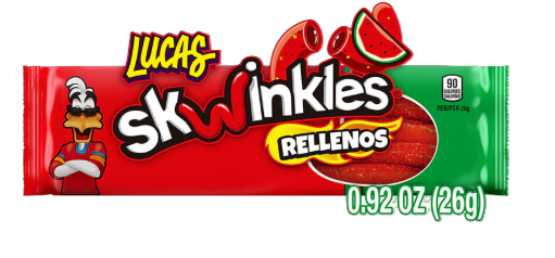 Lucas Skwinkles Rellenos Watermelon Candy