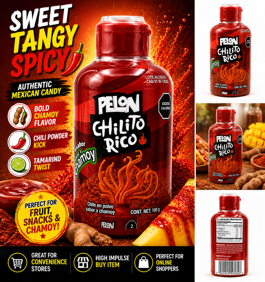 Pelon Chilito Rico Chamoy Powder Candy – Sweet, Tangy & Spicy Mexican Candy