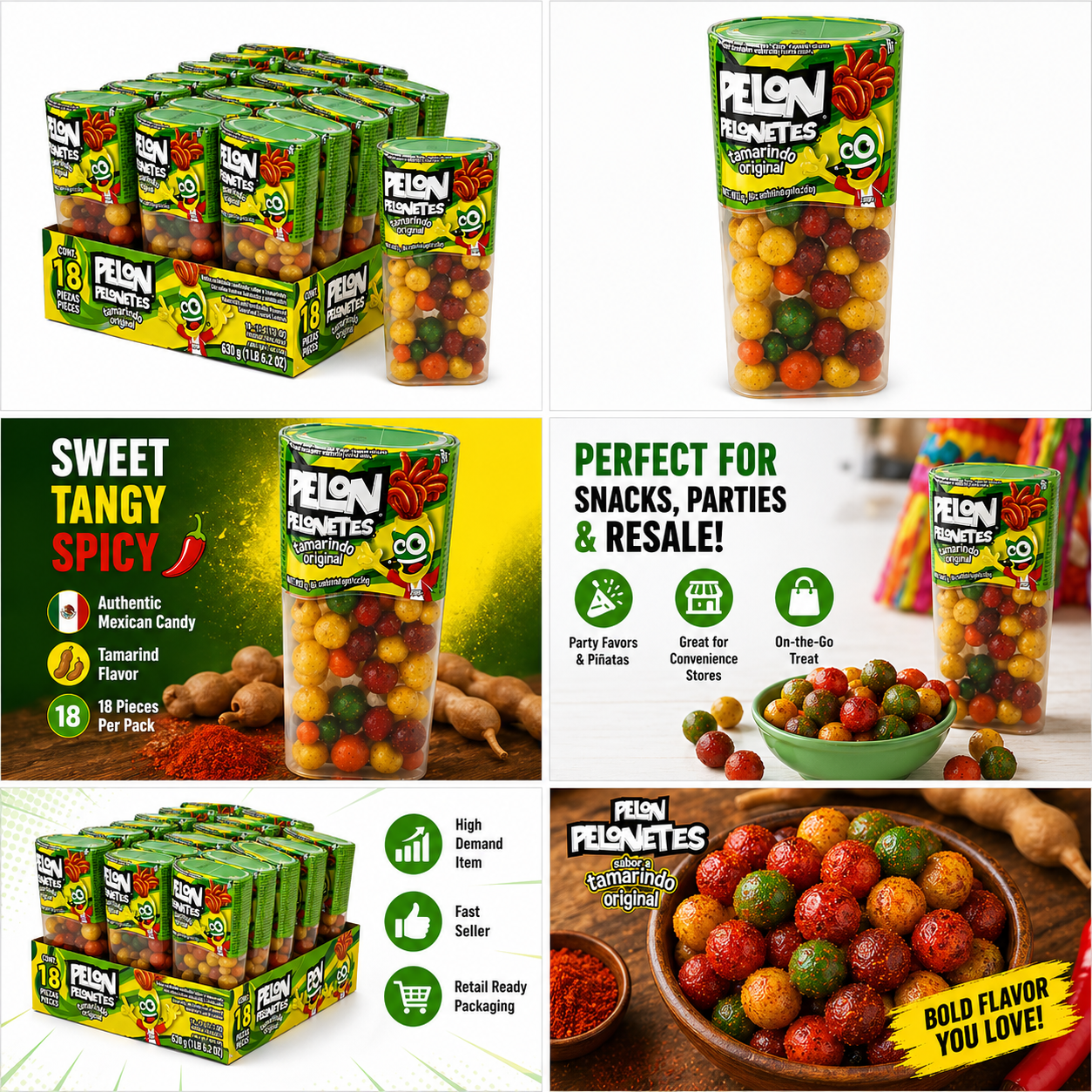 Pelon Pelonetes Tamarind Candy – Spicy & Sweet Mexican Treat
